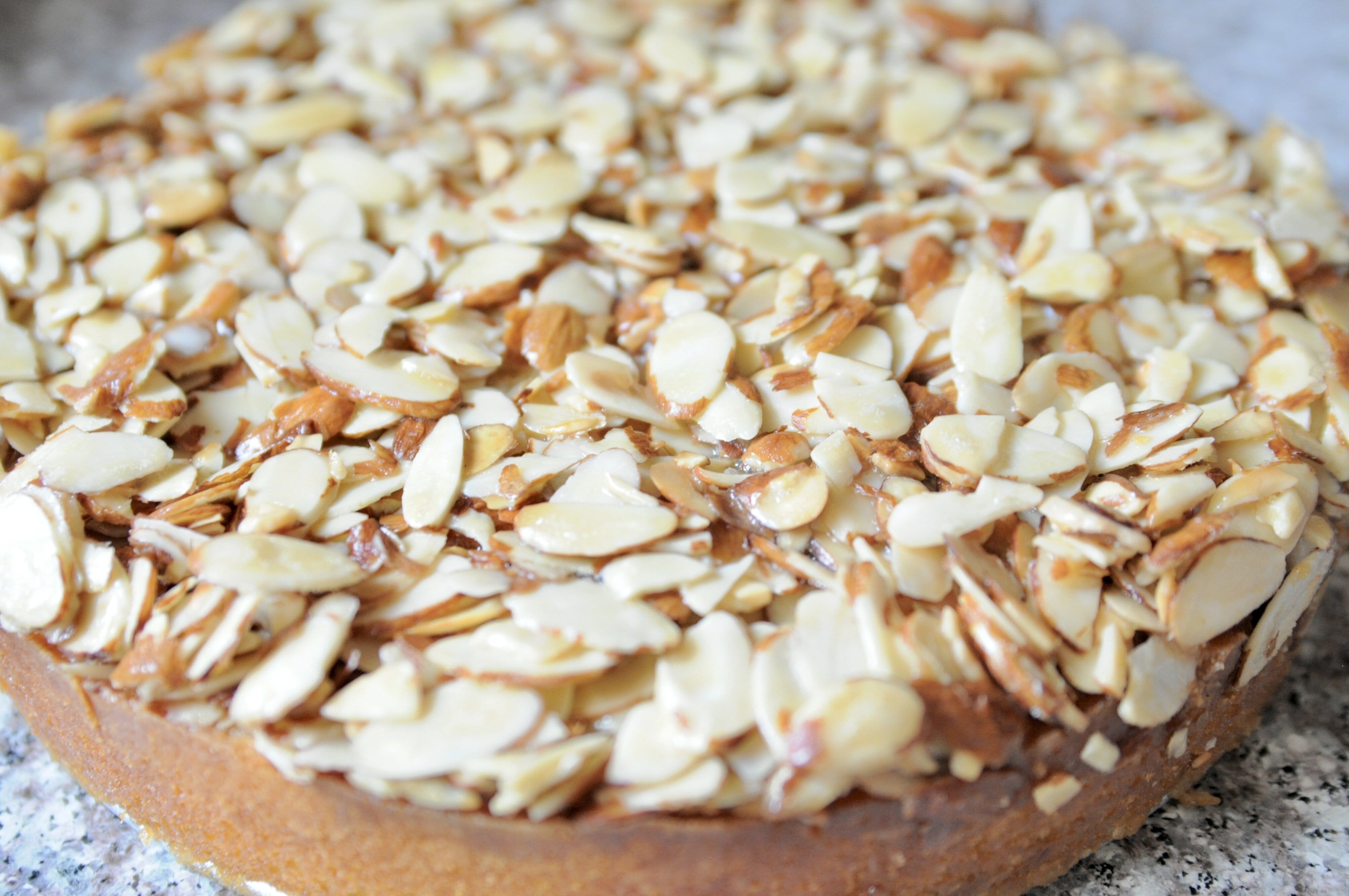 almond brittle cake feature image