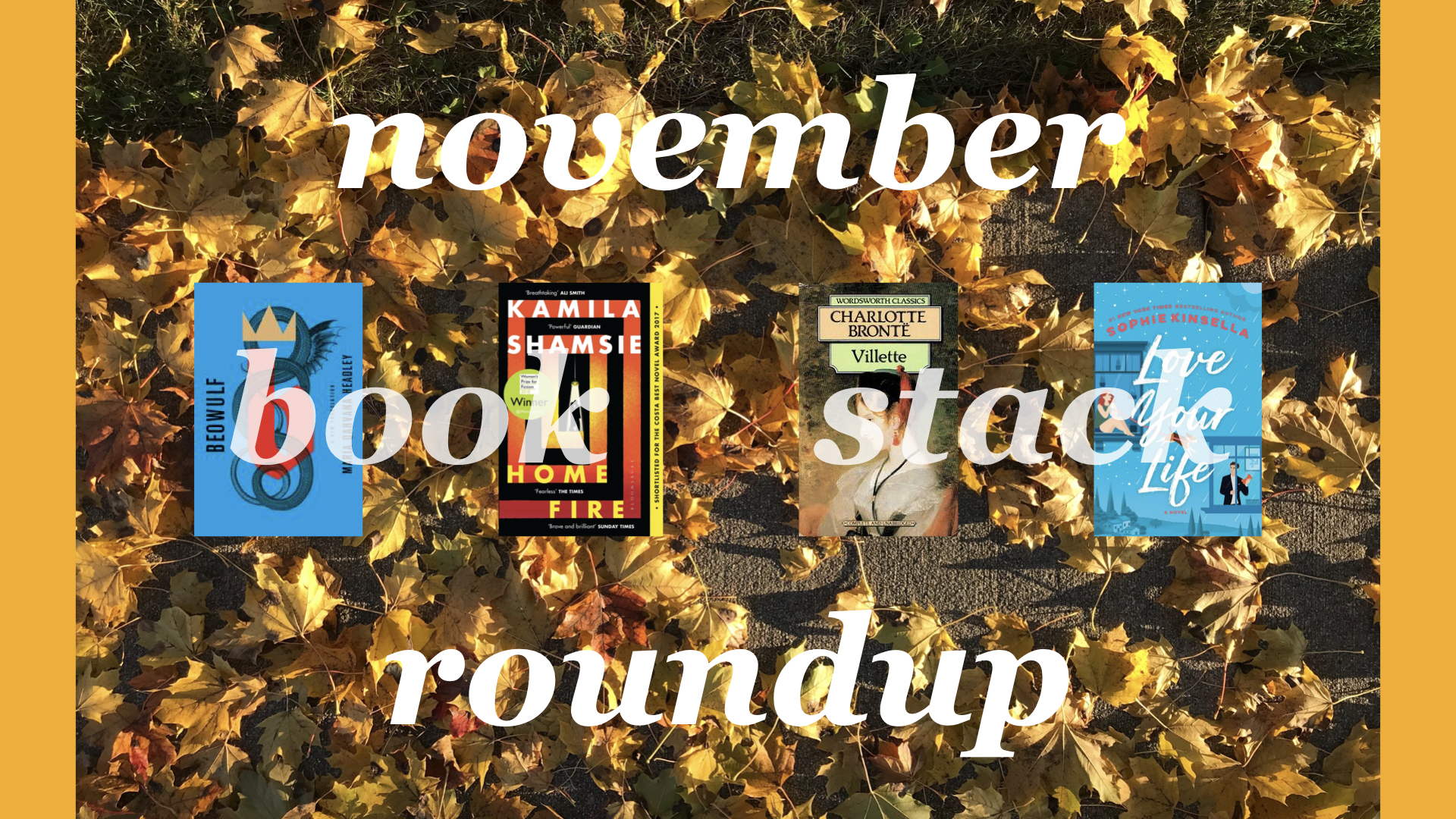 november book stack feature image